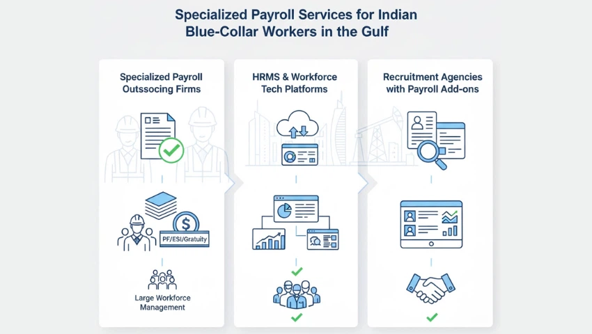 Specialized payroll for Indian workers in the Gulf